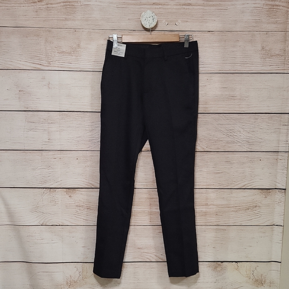 NWT Kenneth Cole Reaction 29×30 Black Dress Pants Skinny Fit